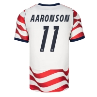 Camiseta Estados Unidos Brenden Aaronson #11 Primera Equipación Replica Mundial 2026 mangas cortas